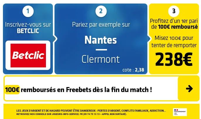 , Pronostic Nantes Lorient : Analyse, cotes et prono du match de Ligue 1