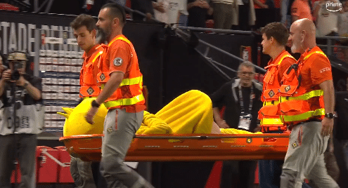 , Ligue 1 : en vidéo, le plaquage de la mascotte rennaise sur celle de Nantes après le derby
