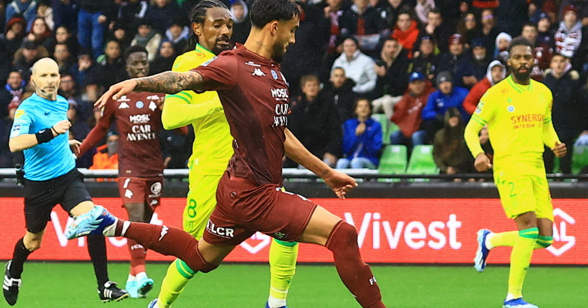, Ligue 1 FC Metz : décisif contre Nantes, Simon Elisor touche au but