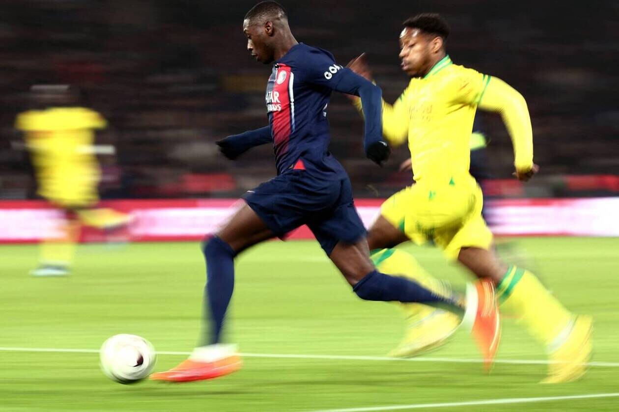 Pour ses retrouvailles avec le FC Nantes, Randal Kolo Muani a marqué le but de la victoire pour le Paris SG. Cruel.