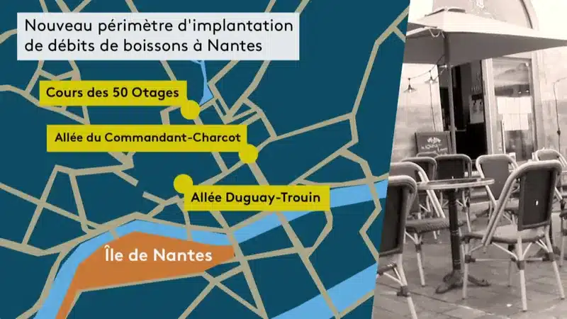 , L&rsquo;implantation des bars et restaurants rediscutée à Nantes