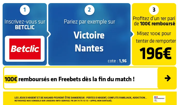 , Pronostic Nantes Clermont : Analyse, cotes et prono du match de Ligue 1