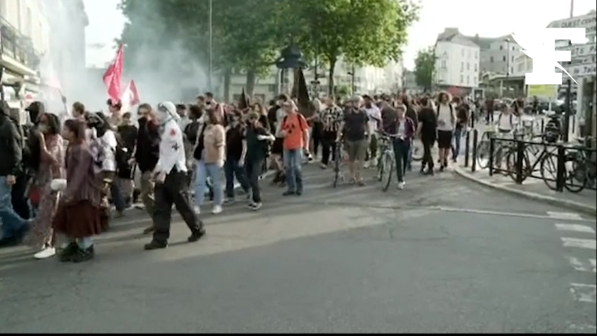 , Législatives 2024: à Nantes, plusieurs centaines de personnes manifestent après les résultats du premier tour